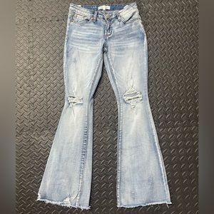 Almost famous blue jeans size 5